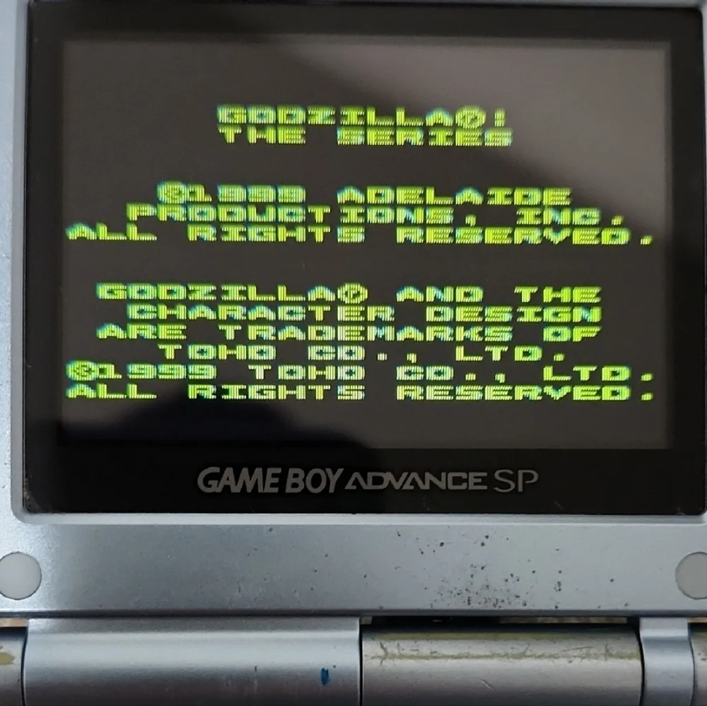 Vintage Nintendo GameBoy Godzilla The Series Video Game OEM - Picture 6 of 10